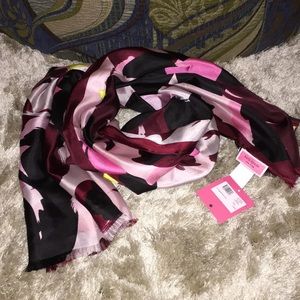 Kate Spade Brush Bloom Oblong Scarf